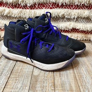 Under Armour Mens Curry 3Zero 1298308-016 Basketball Shoes Sneakers Size 13